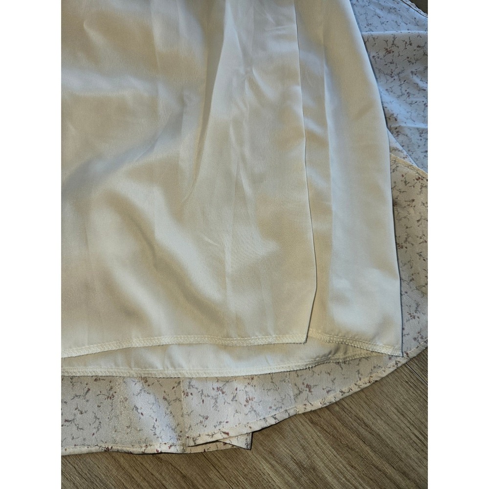 NWT Afternoon Womens Midi Dress Small Cream Floral Cottagecore Prairie floral - Picture 8 of 15